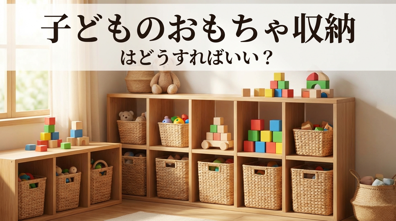 子どものおもちゃ収納はどうすればいい？