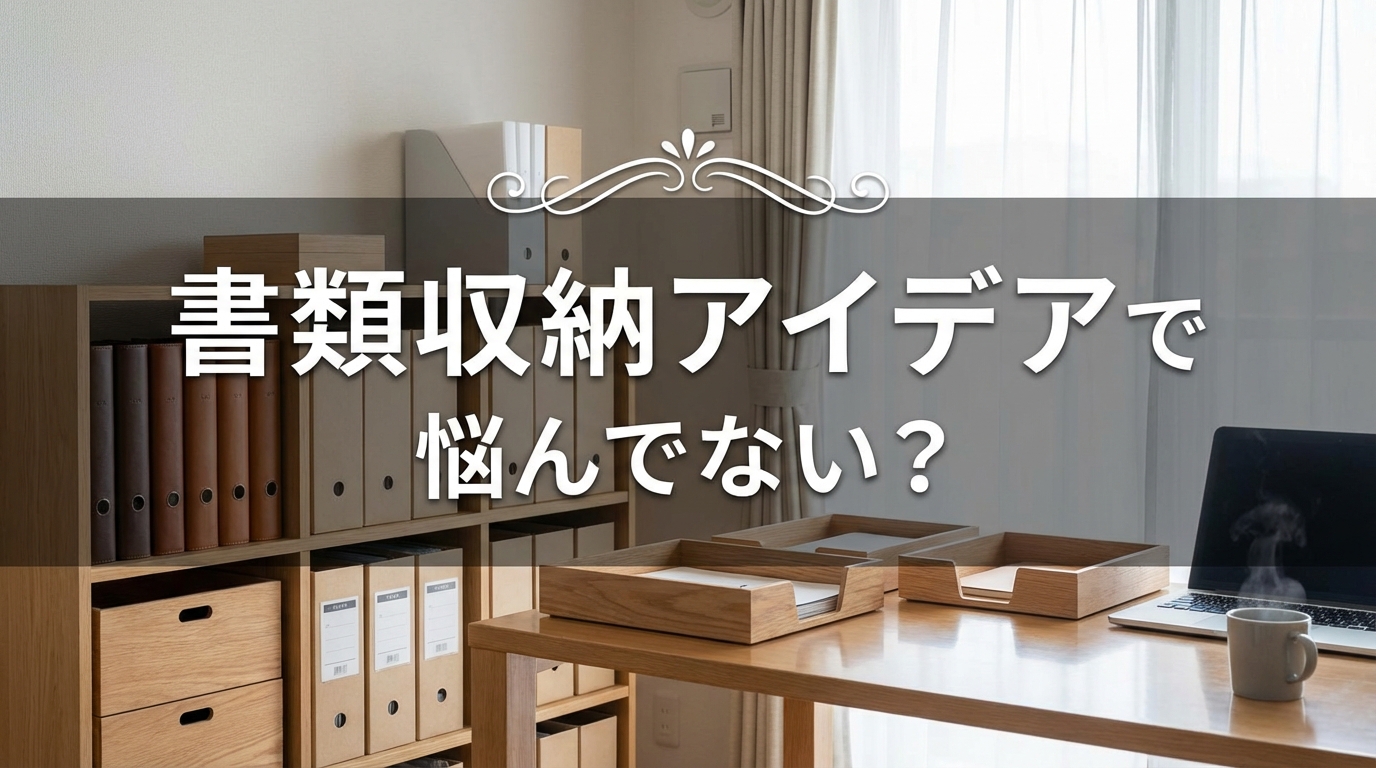 書類収納アイデアで悩んでない？
