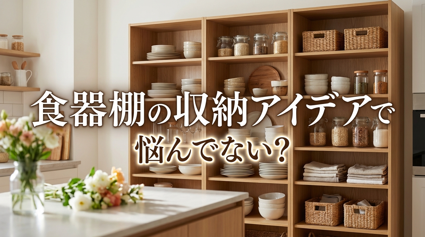 食器棚の収納アイデアで悩んでない？