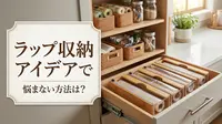 ラップ収納アイデアで悩まない方法は？