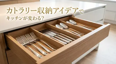 カトラリー収納アイデアでキッチンが変わる？
