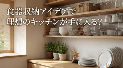 食器収納アイデアで理想のキッチンが手に入る？