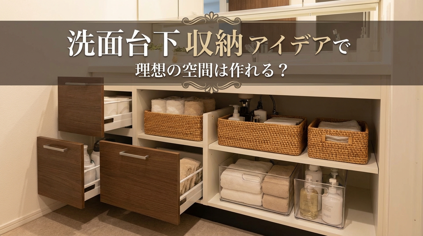 洗面台下 収納 アイデアで理想の空間は作れる？