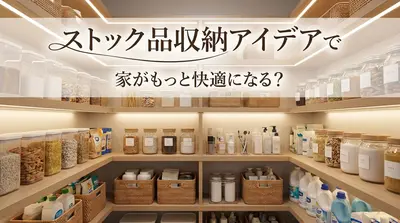 ストック品収納アイデアで家がもっと快適になる？