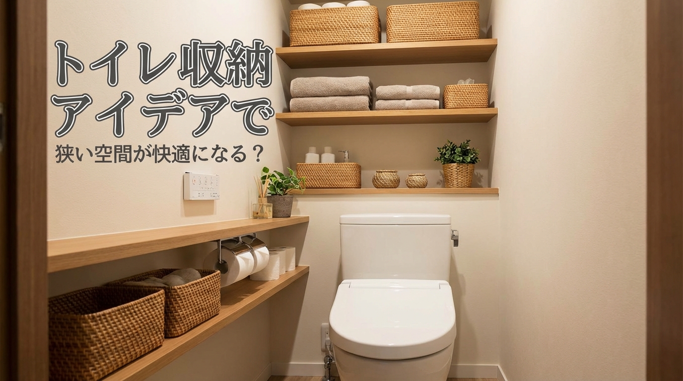 トイレ収納アイデアで狭い空間が快適になる？