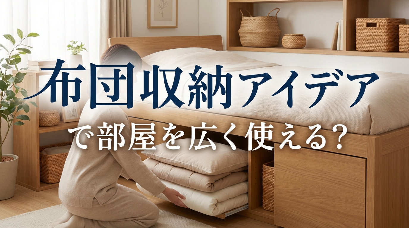 布団 収納 アイデアで部屋を広く使える？