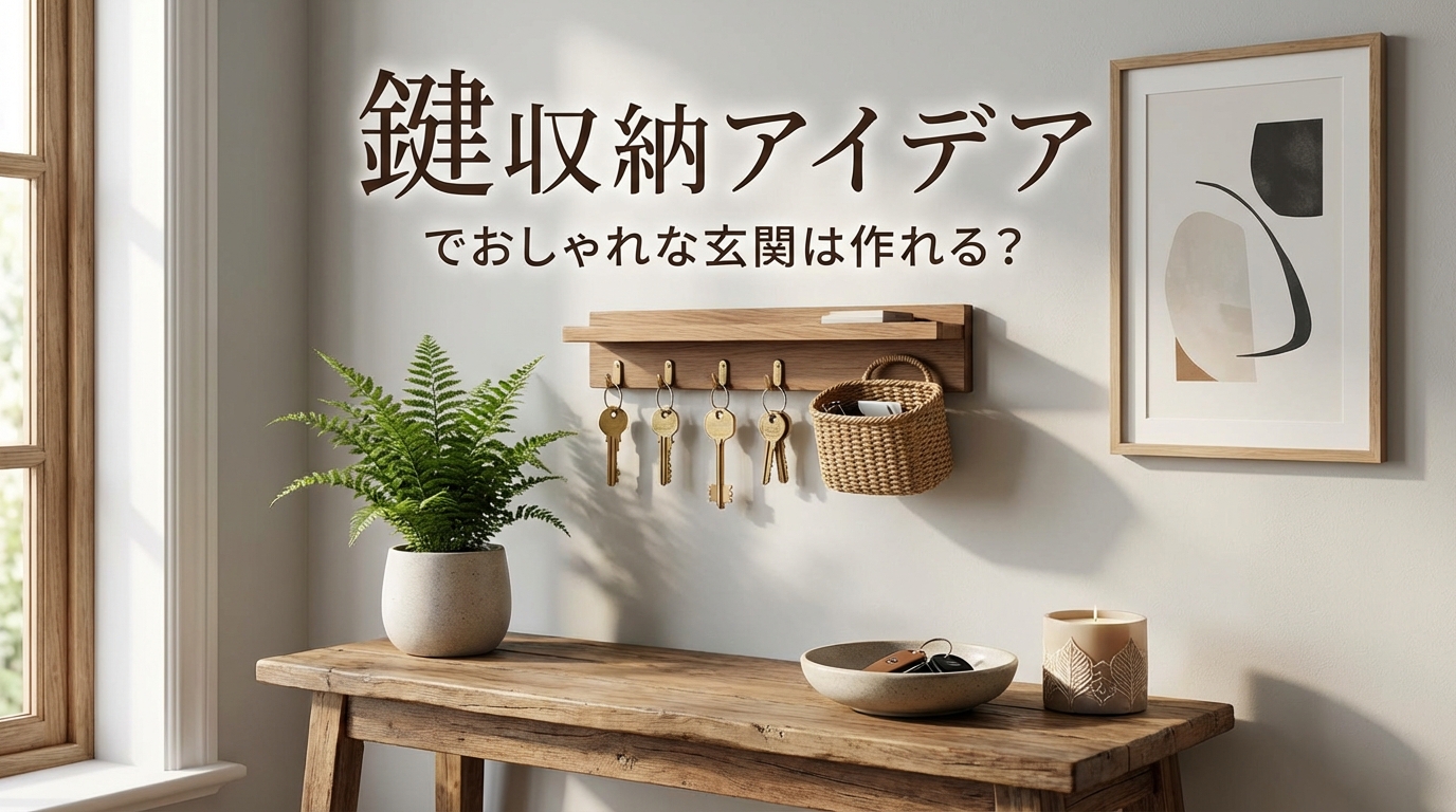 鍵 収納 アイデアでおしゃれな玄関は作れる？