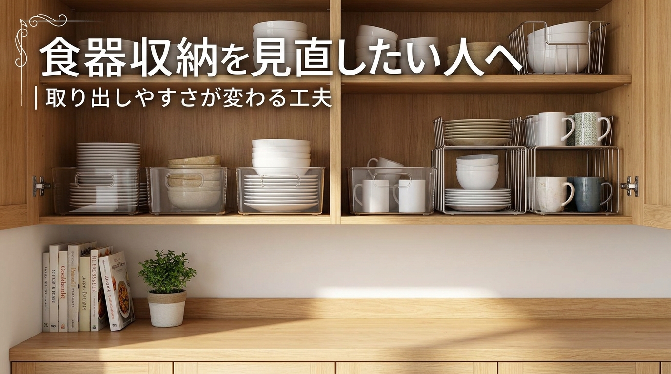 食器収納を見直したい人へ｜取り出しやすさが変わる工夫
