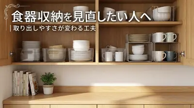 食器収納を見直したい人へ｜取り出しやすさが変わる工夫