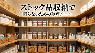 ストック品収納で困らないための整理ルールとは