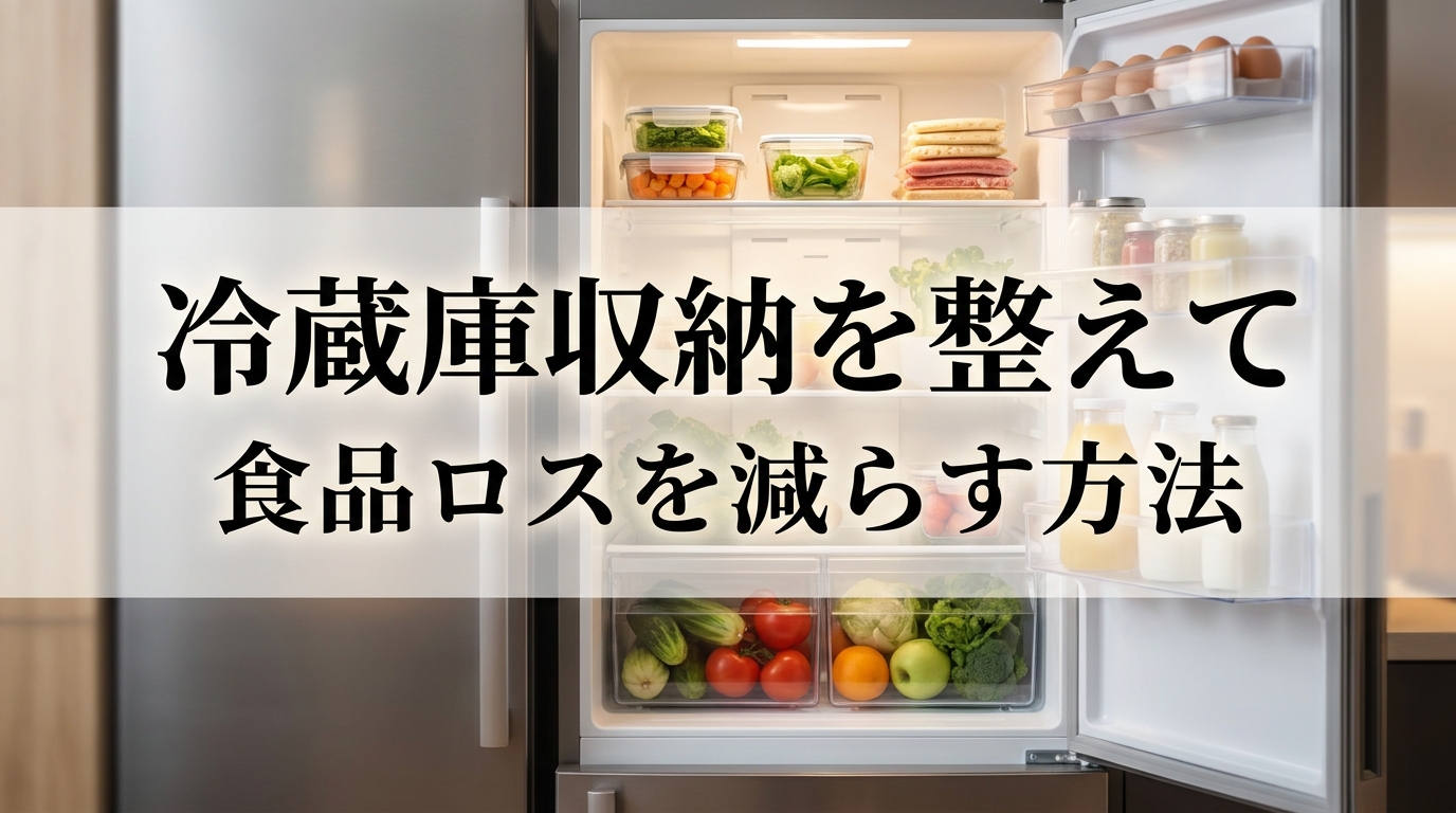 冷蔵庫収納を整えて食品ロスを減らす方法