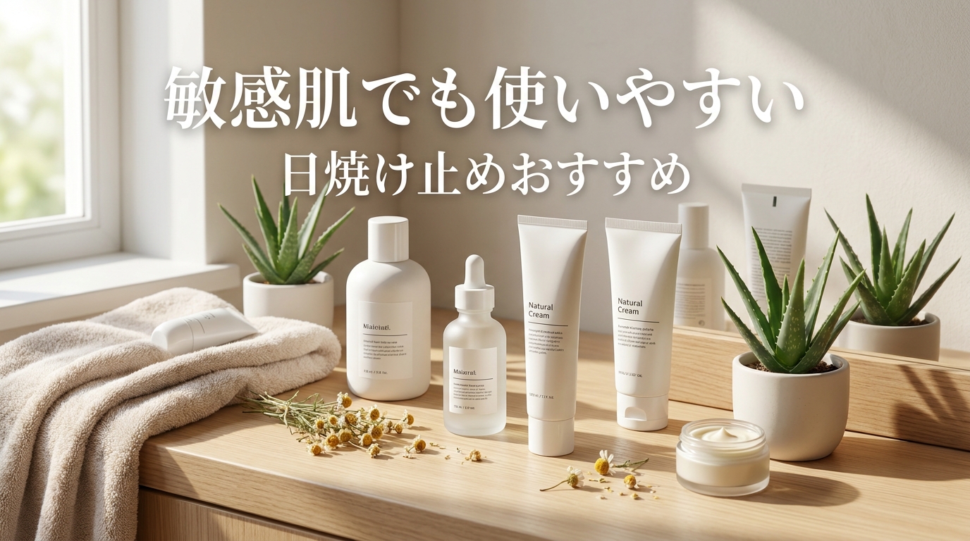 敏感肌でも使いやすい日焼け止めおすすめ