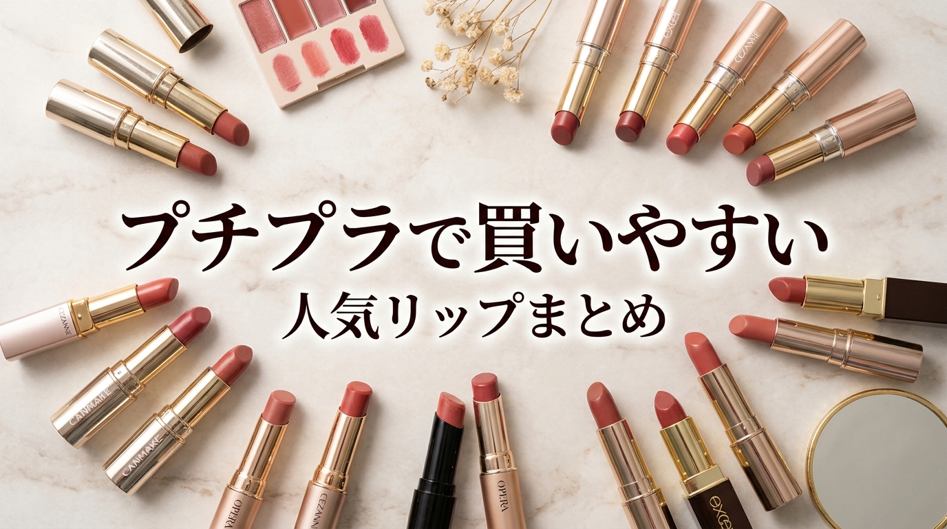 プチプラで買いやすい人気リップまとめ