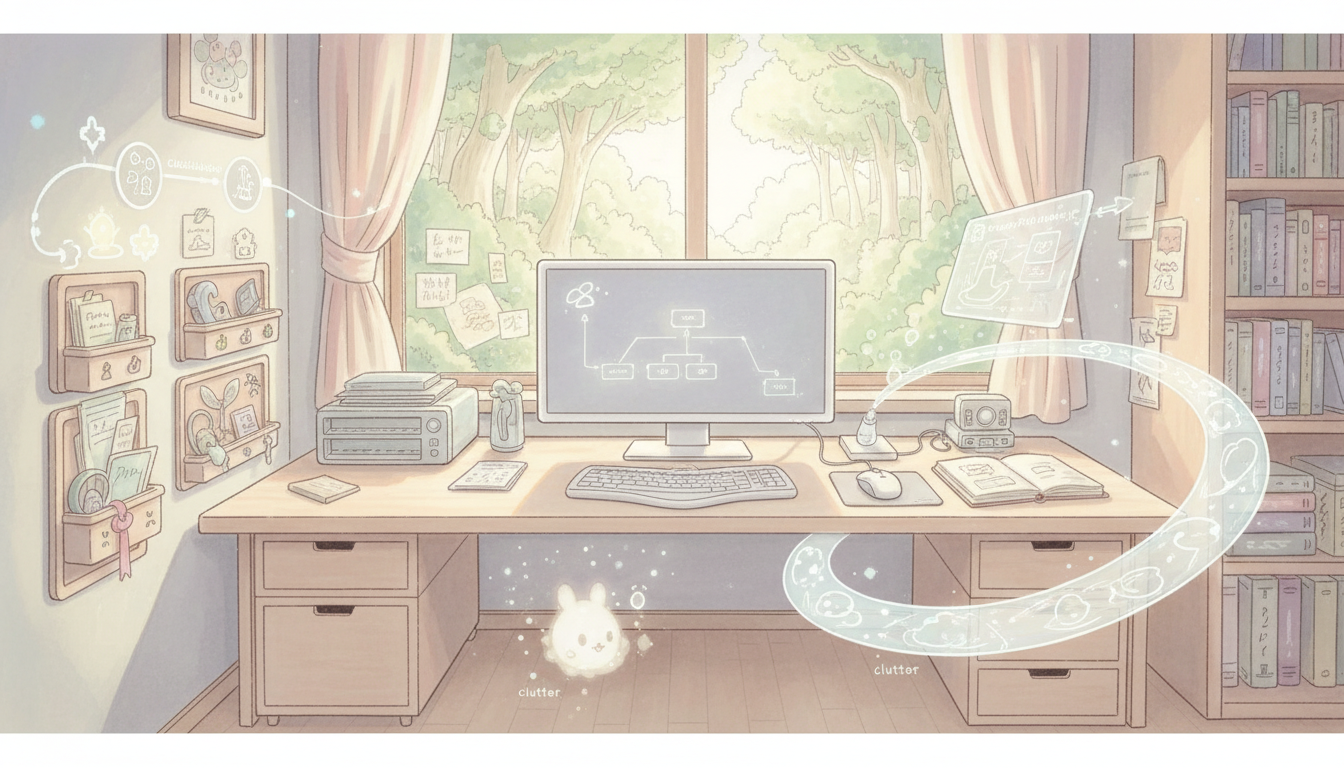 散らかりの原因は「置き場不足」ではなく「分類と動線の不足」です