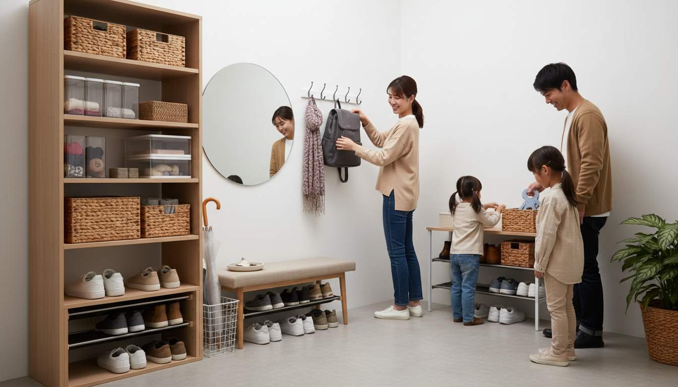 玄関収納グッズ選びの結論：用途と家族構成で決めるのが正解！