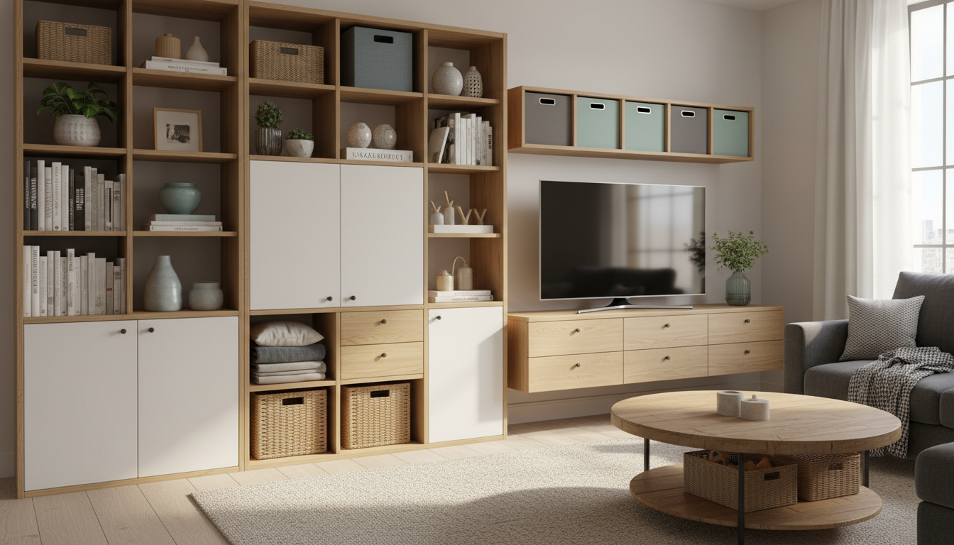 今すぐ試せる!リビング収納アイデアの具体例7選