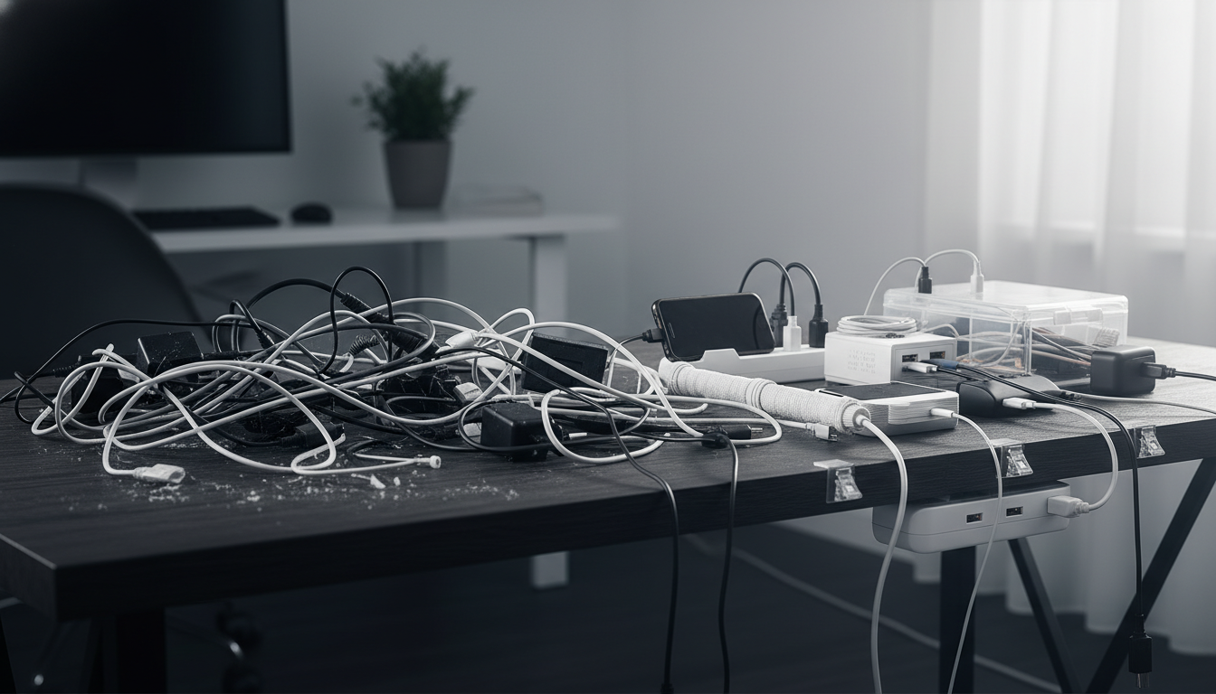 なぜケーブル収納グッズが必要なの？放置するとこんなデメリットが…