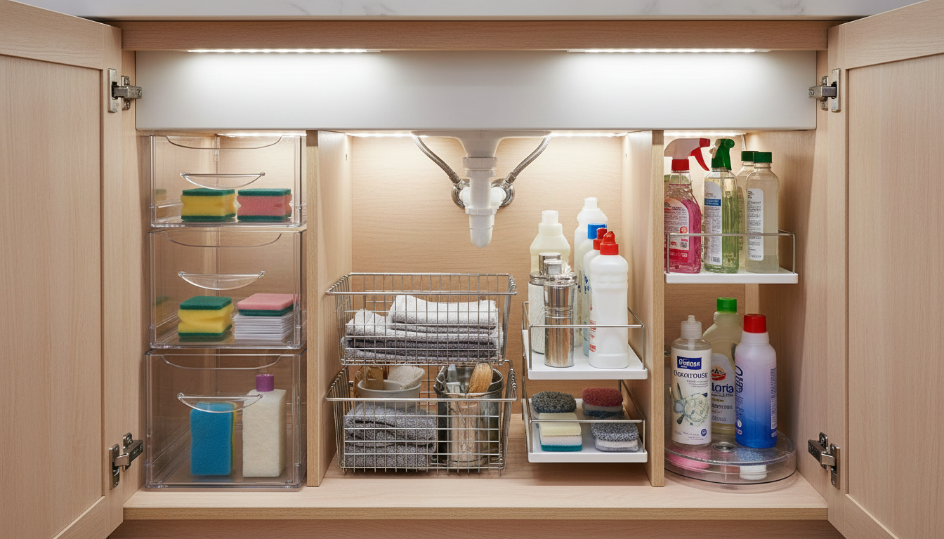 シンク下収納の基本は「使う場所に使うものを置く」こと