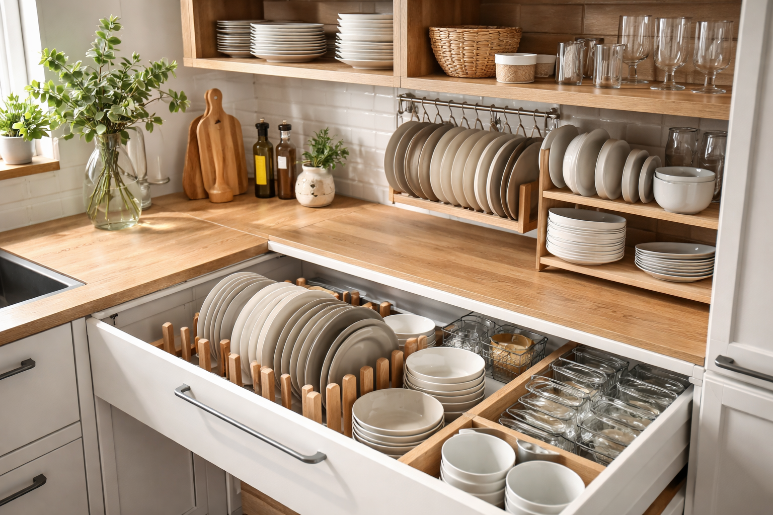 食器収納は「立てる・仕切る・浮かせる」が成功の鍵！