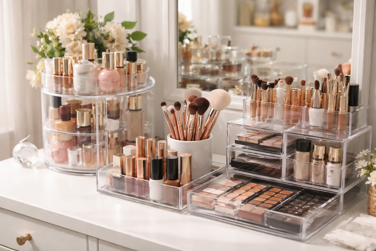 化粧品収納のゴールは「指定席」を決めること！