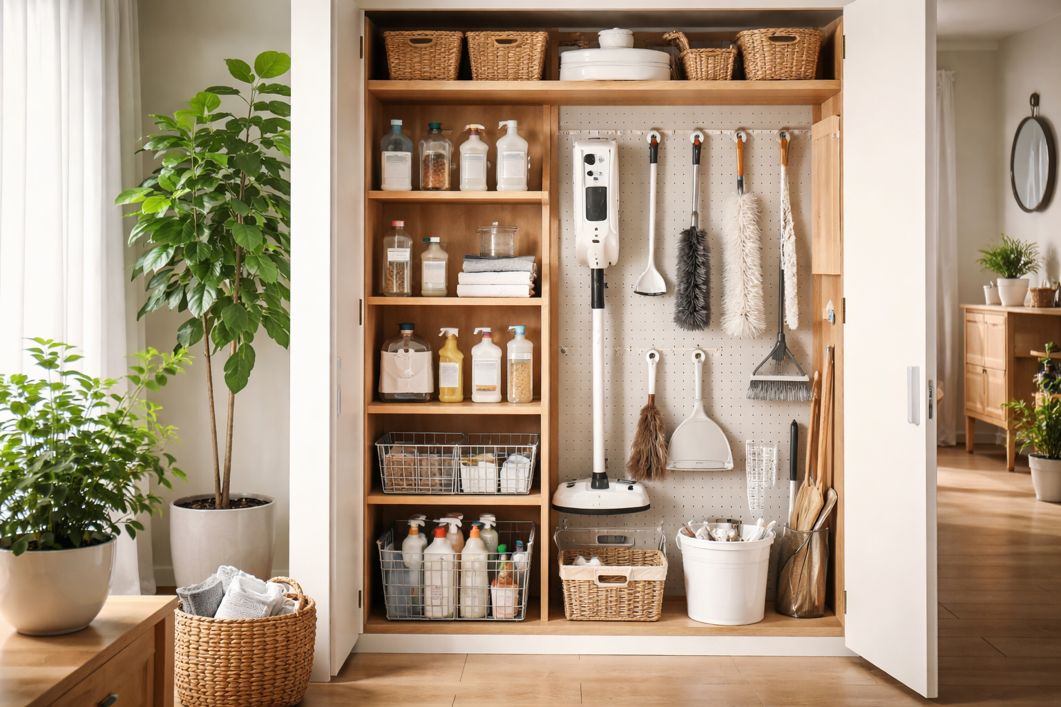 掃除道具の収納アイデアを極めれば、暮らしは劇的に変わる？