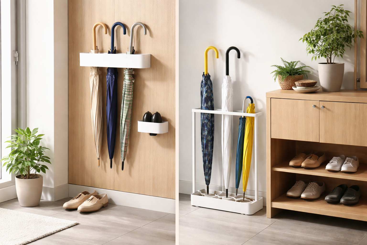 傘を賢く収納するための「浮かせる」と「分ける」の新常識